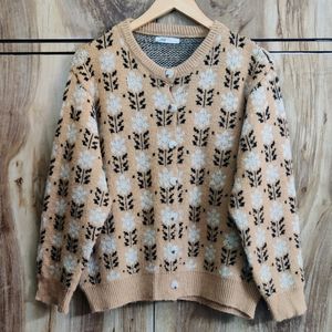 Light Brown Cardigan Size-42