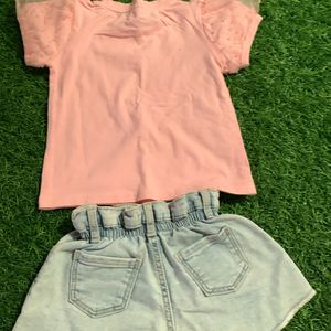 Combo Of Top With Shorts