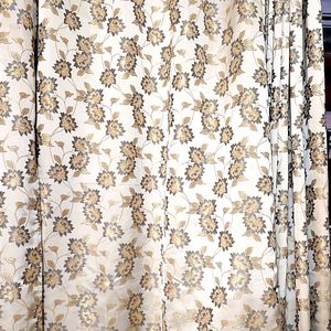 Golden Silk 7 Curtains 7ft And 5 Curtain 9 Ft