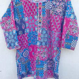 Printed Short Kurti