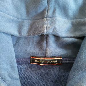 TOMMY HILFIGER BLUE HOODIE