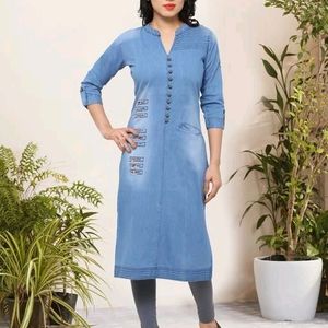 denim kurti