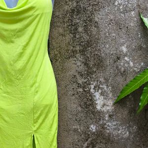 SEXIEST LIME GREEN COLOUR BODYCON