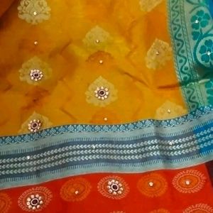 Brand New Silk Saree With Blouse Piece