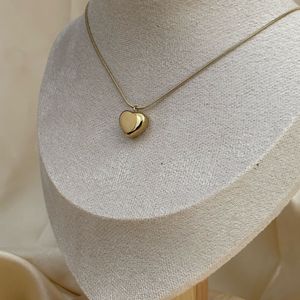 Dainty Heart Pendant Chain Anti-tarnish