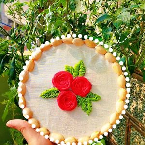 Beautiful Rose Embroidery hoop