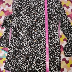 Animal Print Shirt For Women