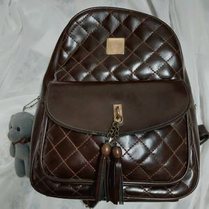 Coffee Brown Backpack