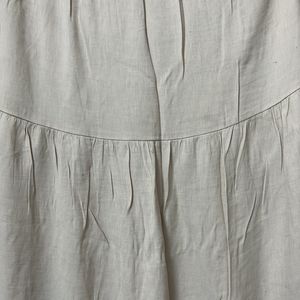 Beige Long Skirt/ H&M