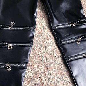 🇨🇦 Skinny Wet Look Latex Leather Pant