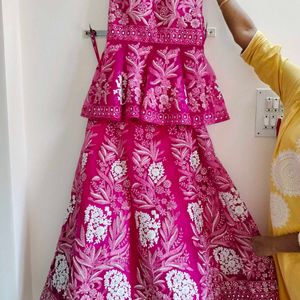 Pink Bridal Lehenga