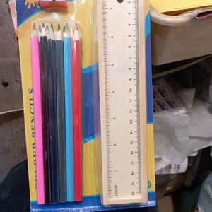 [Combo Of 4] Color Pencils With 4 More Things