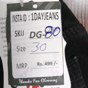 DG-80 Size-30 Straight Jenas