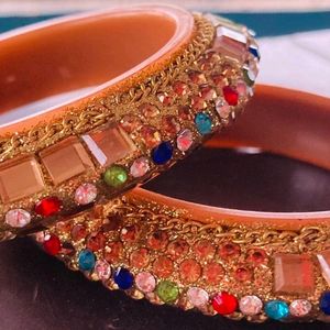 Multi Color Diamond Kada