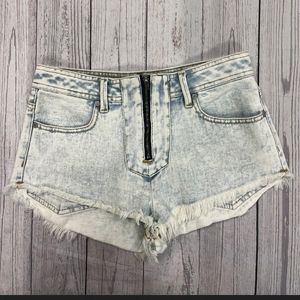 Unique Y2K Zip Shorts