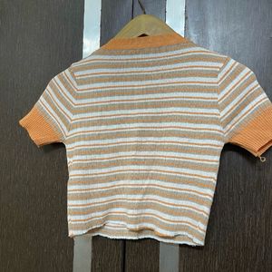 Knitted Tee Crop