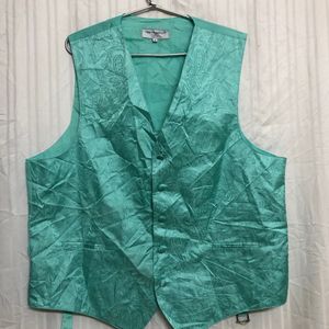 Vesuvio Napoli Cyan Formal Vest