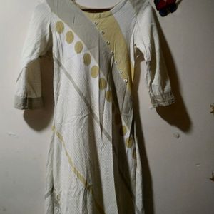 Pure Cotton A-line Kurti With No Flaws