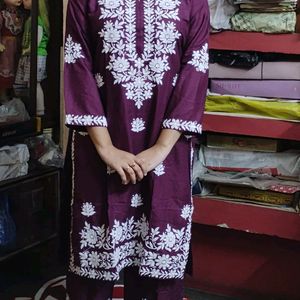 New Chikankari Kurta Set🌹