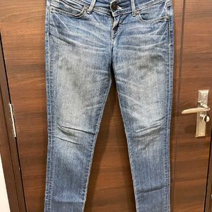 Levi's skinny navy blue denim jeans