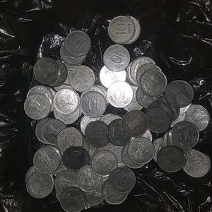 10 Paise, Total 50 Old ,Unique Nd Rare Coins