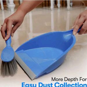 Dust Pan With Brush