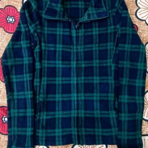 Uniqlo Unisex Checkered Fleece Jacket