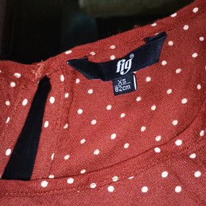 Red Polka Dot + Striped Shirt Com