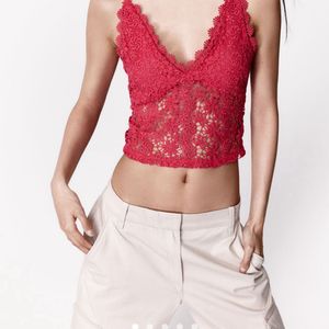 Lace Strappy Top