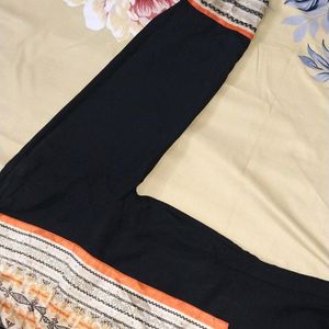 Black Suit Pajama Dupatta Set