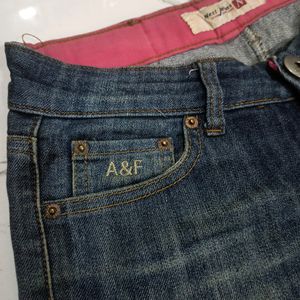 Low Waist Blue Denim Jeans