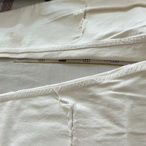 White Jeans Branded