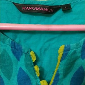 Rangmanch Blue Kurti