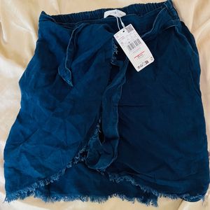 Mango Wrap Mini Skirt Xs