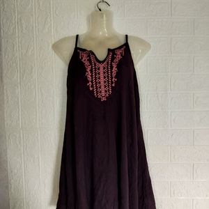 MOSSIMO BURGUNDY DRESS