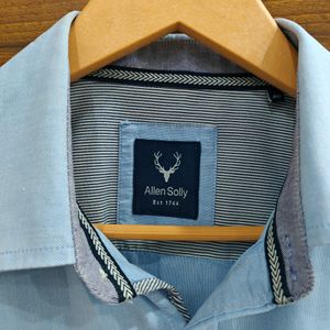 Allen Solly Sky Blue Formal Shirt