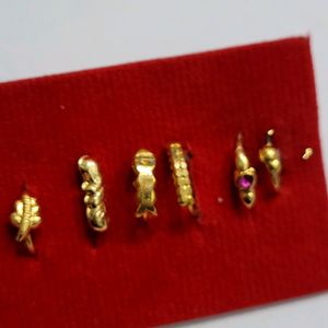 6 Nose Pins