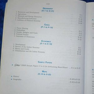 Social Science Book (Cbse)with Sample Papers