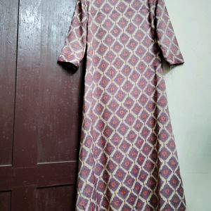 Broad Neck Trendy A-line Kurta