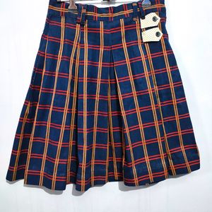 Plaid Pattern Skirt