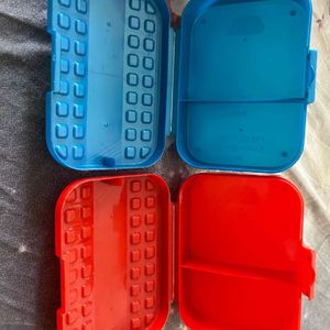 Kids Tiffin- 2 Red And Blue