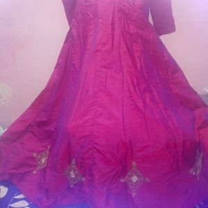 Long Frock With Dupatta