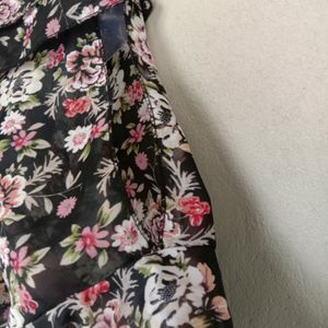 Flower Print Top