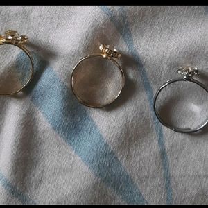 Set Of 3 Beautiful Rings