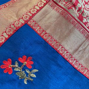 Pure Chanderi Silk Saree