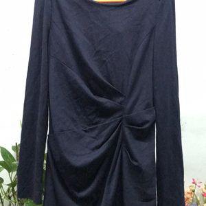 Dark Blue Korean Dress