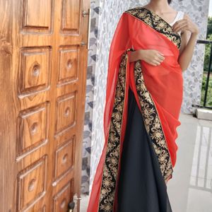 Saree With Readymade Blouse