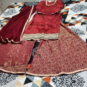 3 Peice sharara Suits