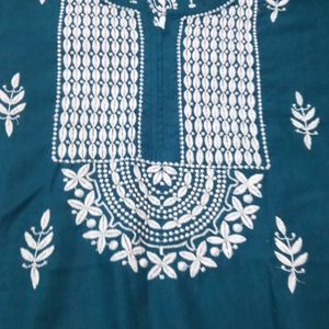 Lakhnavi Embroidery Kurta