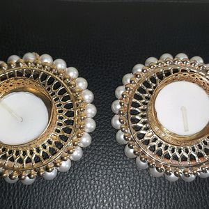 Pearl Tea Light Holder